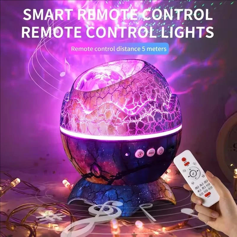 Dinosaur Egg Galaxy Projector Night Light