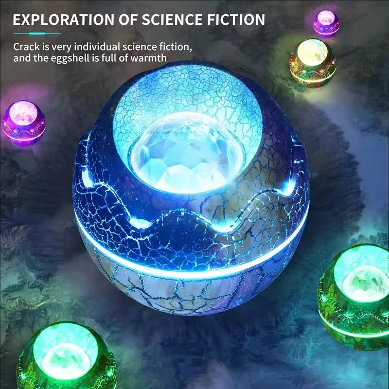 Dinosaur Egg Galaxy Projector Night Light