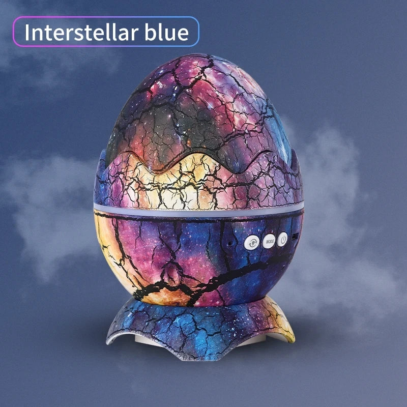 Dinosaur Egg Galaxy Projector Night Light
